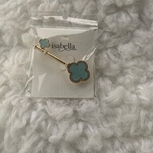 Isabella Gold-Tone Clover Brooch (NWT)